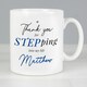 image 3 of Personalised Step Dad Mug White