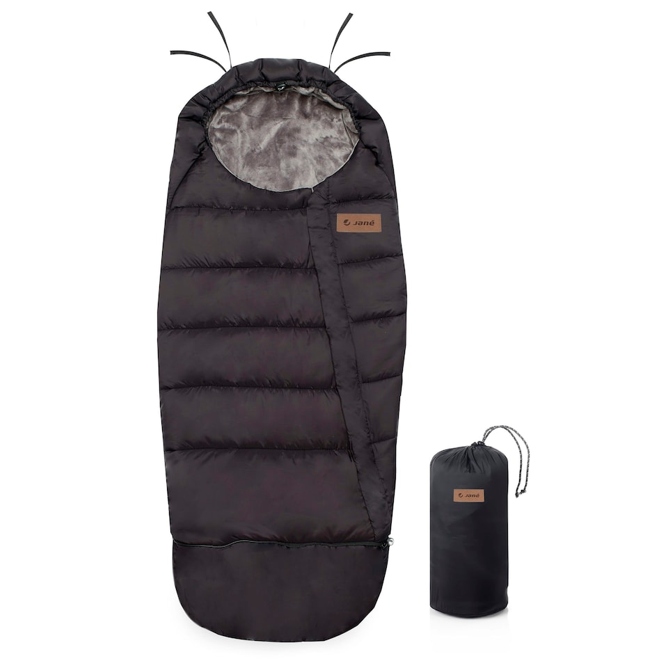 image 1 of Jane Evolute Universal Footmuff for Carrycots, Infant Car Seats, and Pushchairs Black | Cold Black