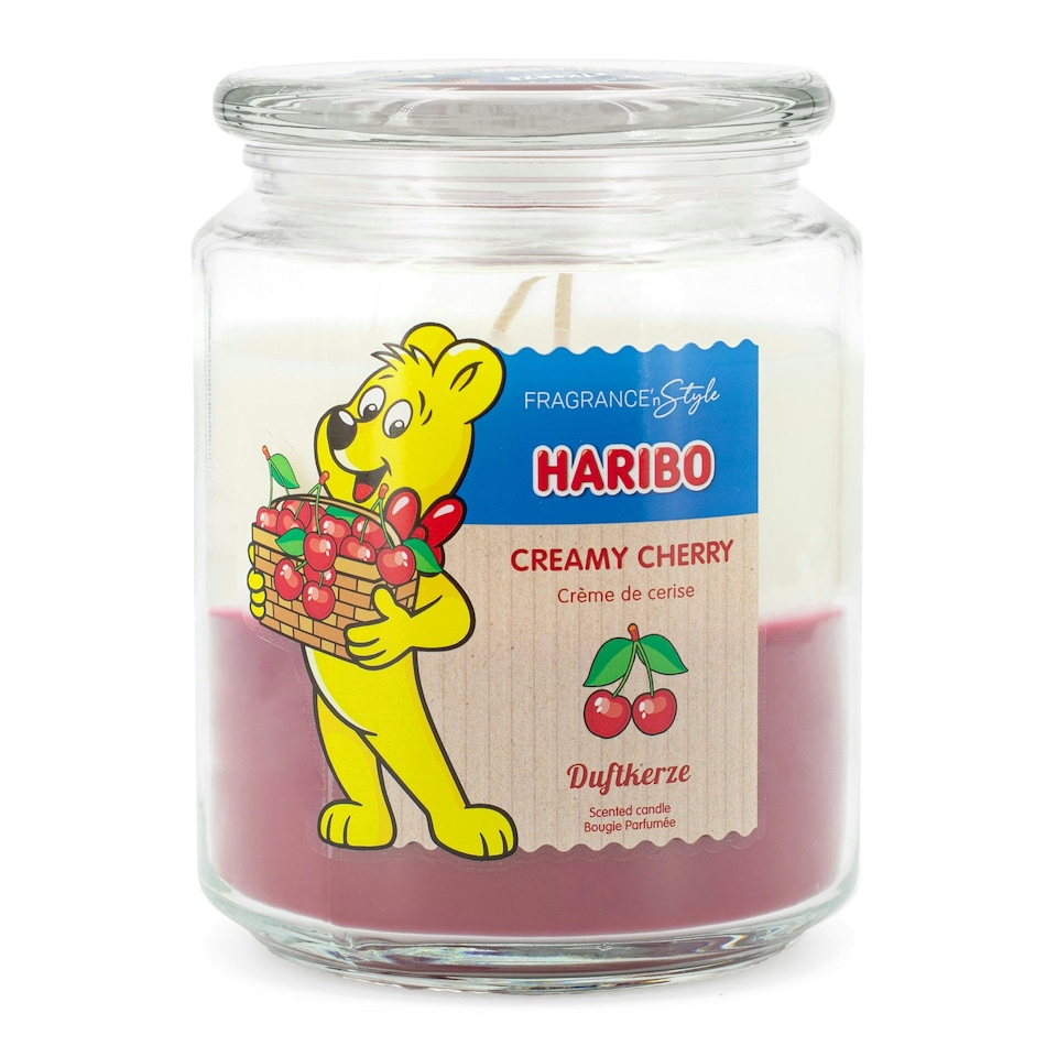 Haribo Scented Candle Creamy Cherry - 510g Multi