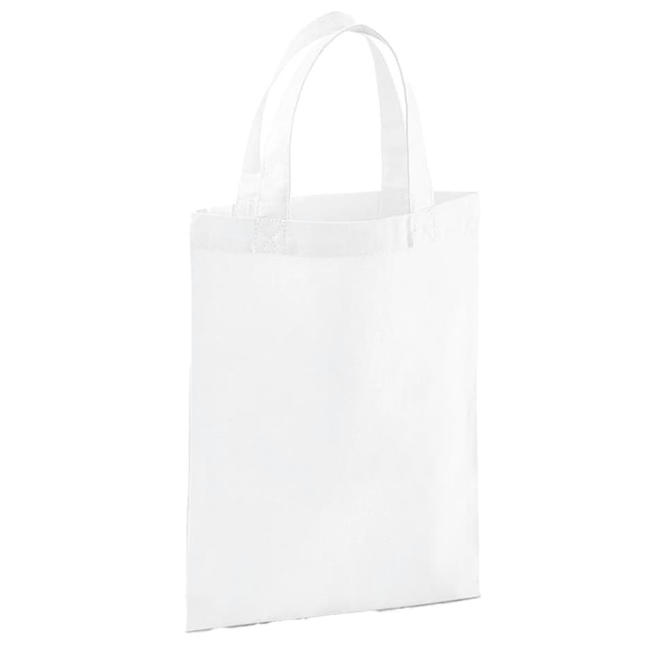 Westford Mill Cotton Party Bag - White - One Size White