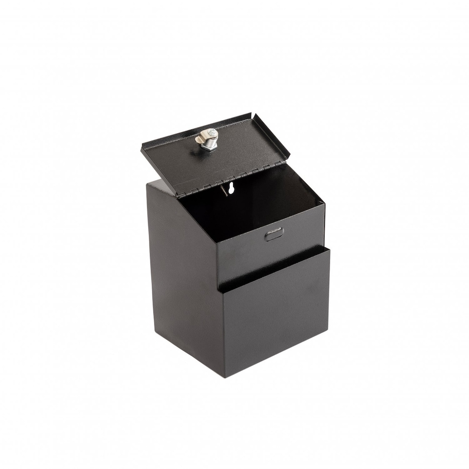 image 1 of Wall Mounted Lockable Steel Suggestion Comment Ballot Mail Box