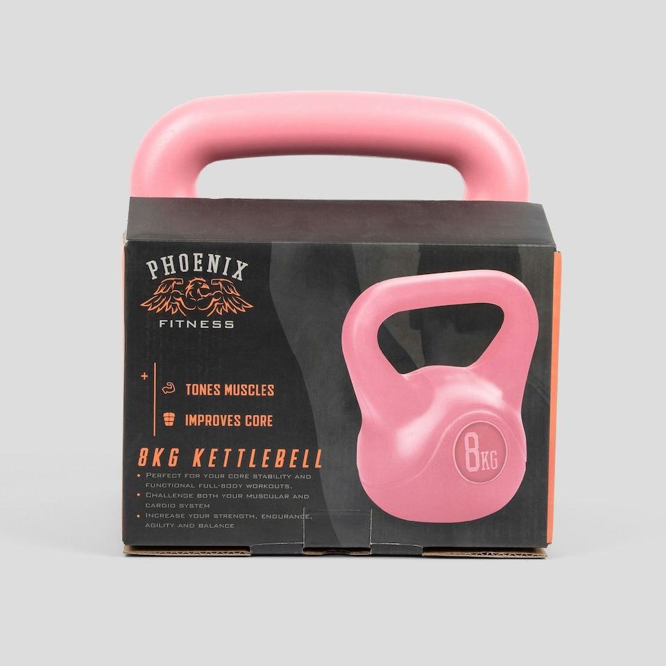 image 1 of Phoenix Fitness Pink Kettlebell 8KG