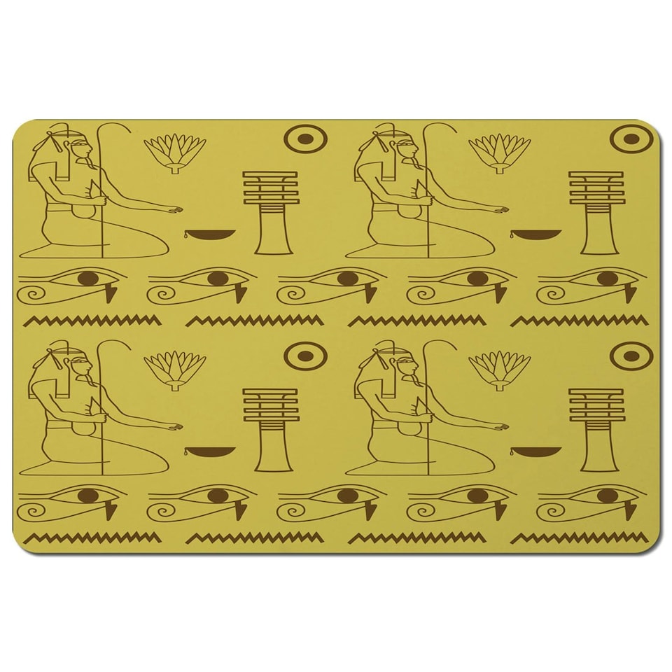 Pattern of Egyptian hieroglyphics (Placemat)