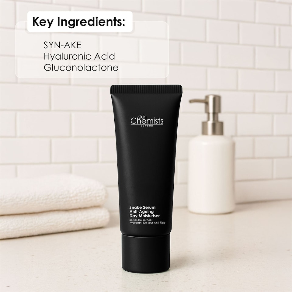 image 1 of skinChemists Snake Serum Anti-Ageing Day Moisturiser 50ml for Smoothing and Wrinkles