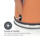 image 7 of Nedis 1.7L Soft Touch Jug Kettle with Wood Effect Handle, Overheat Protection, Removeable Filter, 2.2KW - Matte Orange