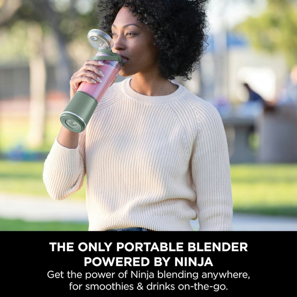 image 1 of Ninja Blast Cordless Portable Blender in Forest Green BC151UKEM Green