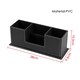 image 3 of Black Desktop Pen Pot Organiser