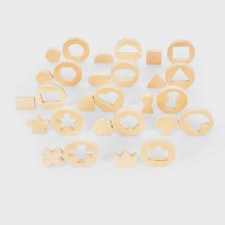 Inside Outside Wooden Shapes