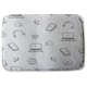 image 3 of Bathmat - internet related doodle pattern (Bath mats)