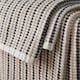 image 2 of Catherine Lansfield Rice Weave Stripe Bath Towel | Grey | Bath towel