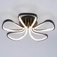 image 3 of BHS Alvar LED Petals Ceiling Light | Black | Satin Black | 1