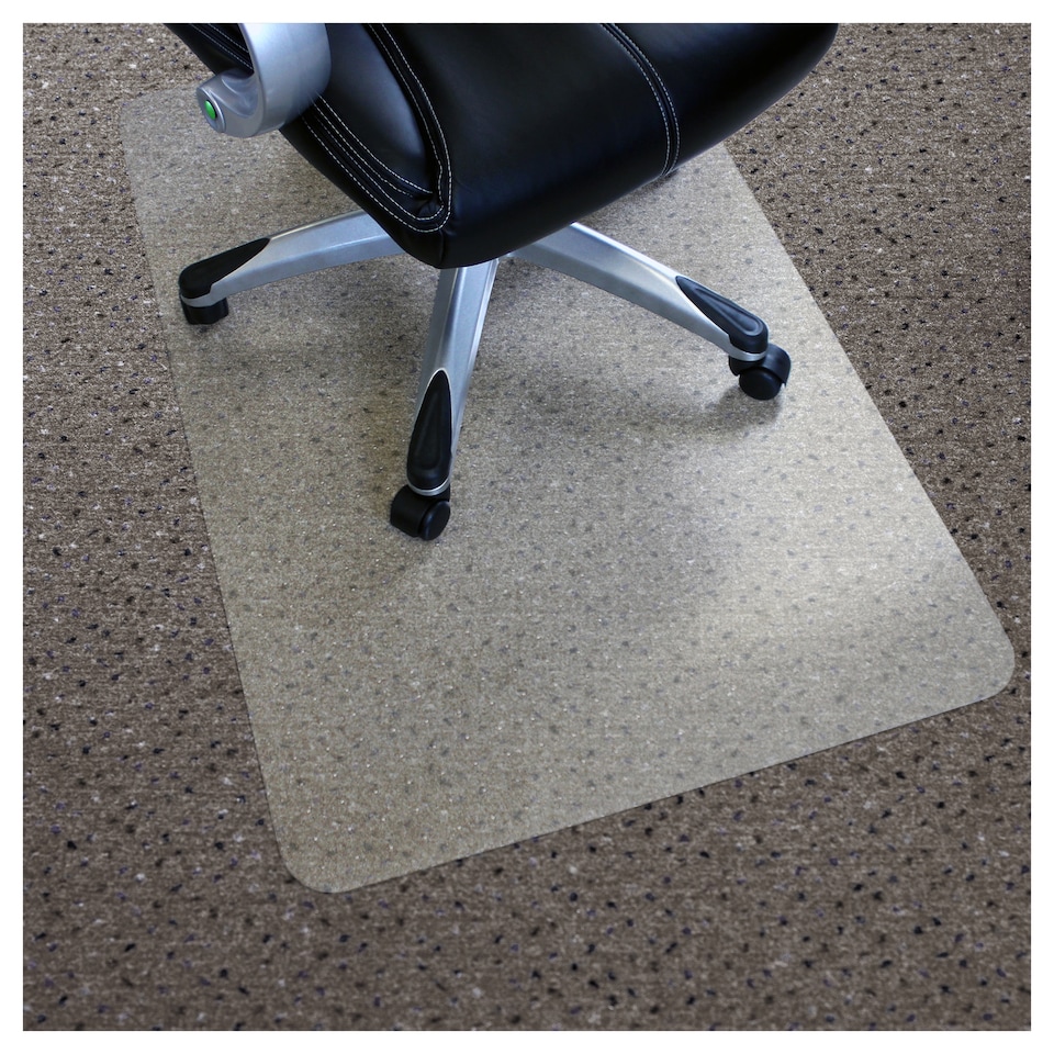 image 1 of Hometex Universal PVC Chair Mat for Low Pile Carpets  - 90 x 120cm. Rectangular