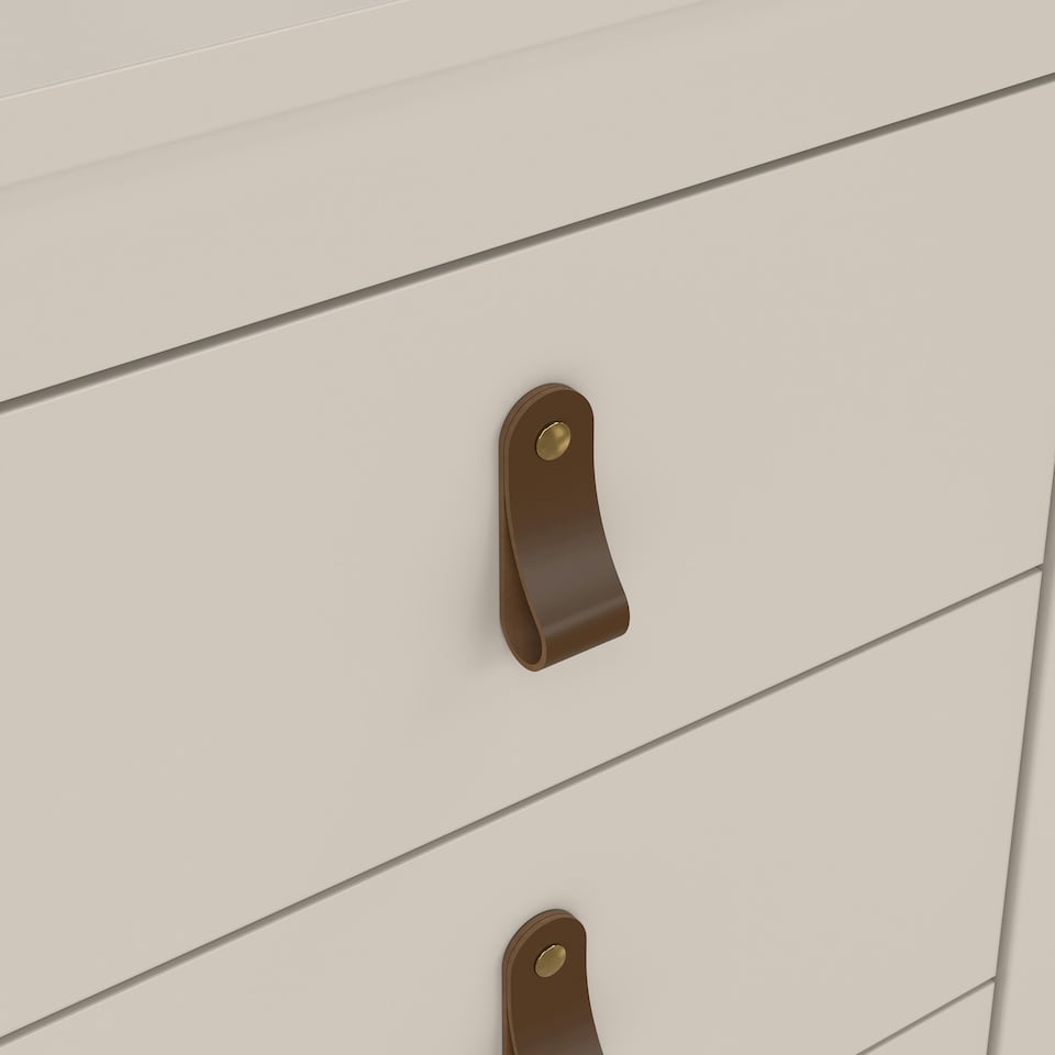 image 1 of Barcelona Bedside Table 3 Drawers in Cashmere N/A