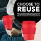 image 3 of Ecoffee Cup 8oz 240ml Reusable Eco-Friendly 100% Plant Based Coffee Cup with Silicone Lid & Sleeve - Melamine Free Travel Mug N/A | Meridian Gate
