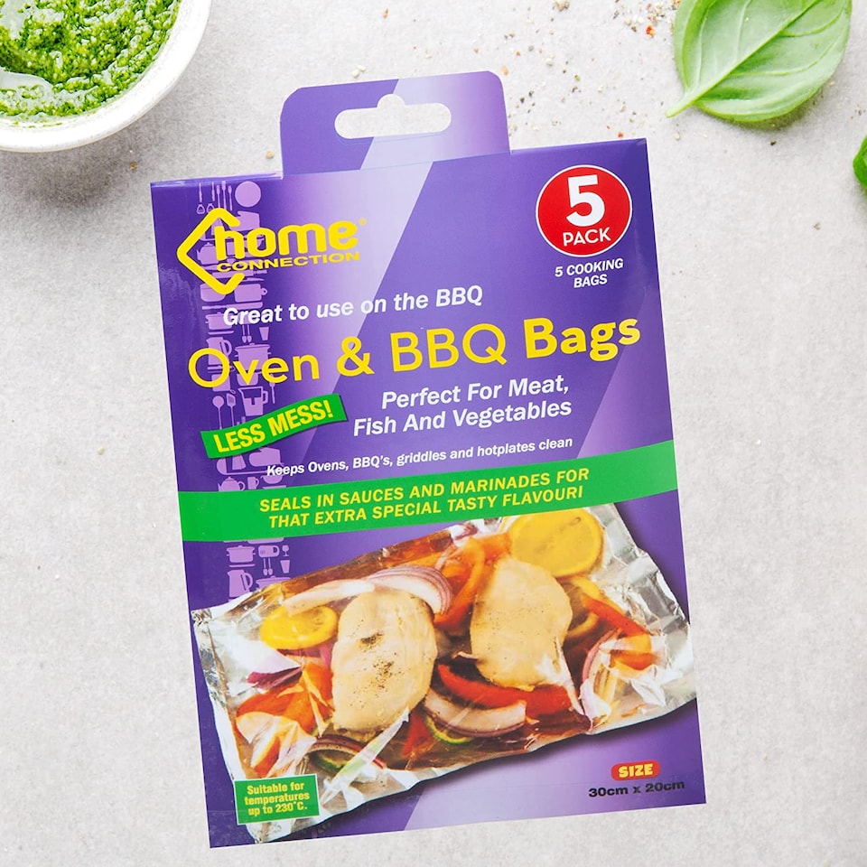 image 1 of VFM e-Store Home Connection Oven & BBQ Bags 30cm x 20cm - 5 Pack