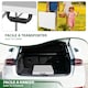 image 4 of 4ft Folding Table heavy duty Outdoor and Indoor use Garden Camping Event Table  White | White | White
