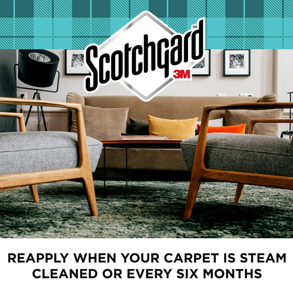 image 1 of 3 x Scotchgard Rug and Carpet Cleaner Anti-Stain Guard 388ml