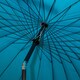 image 5 of 2.6m Aluminium Shanghai Garden Patio Sun Shade Parasol with Crank & Tilt in Turquoise Blue