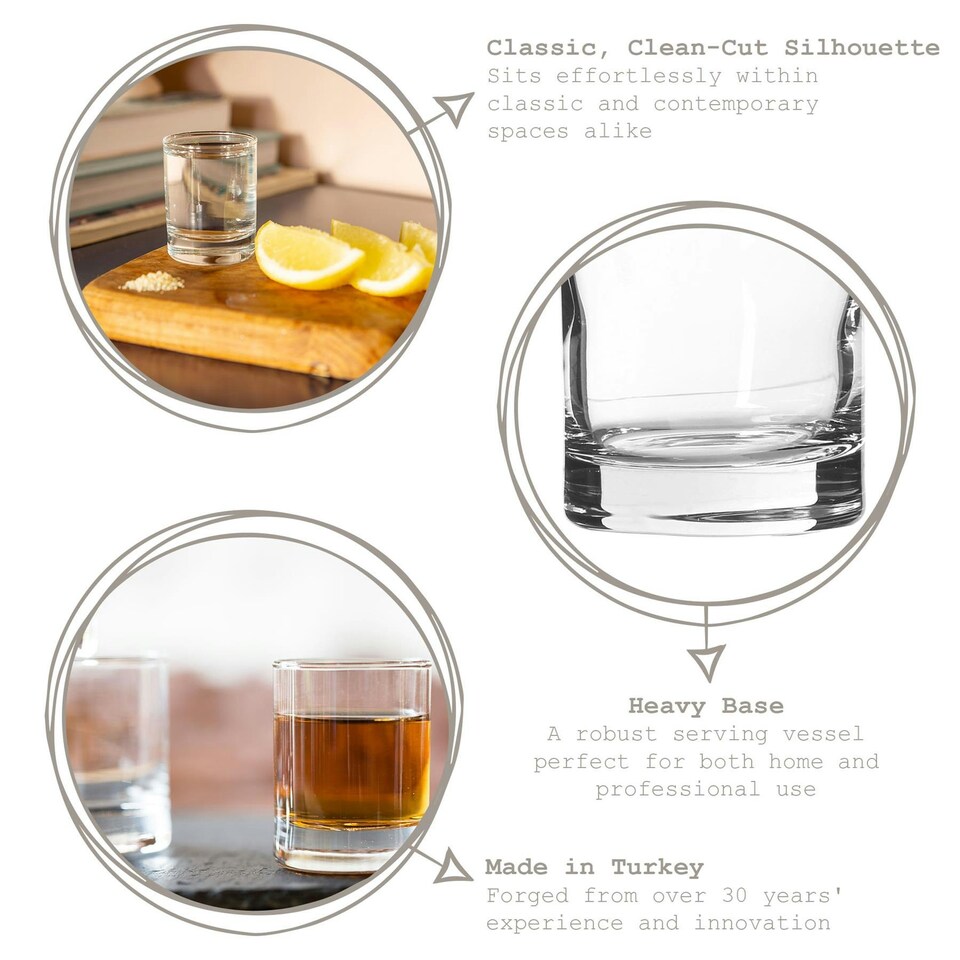 image 1 of LAV Liberty Shot Glasses - 65ml - Clear - Pack of 6 Clear