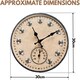 image 3 of Marco Paul 30cm Bee Design Wall Clock N/A
