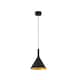 image 1 of Pam LED Large Dome Ceiling Pendant Light Black, Gold
