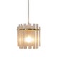 image 2 of Abi - Satin Brass with Frosted Diffuser Easy Fit Pendant Lightshade