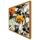 image 5 of Orange flower print (Picture Frame) White | XL