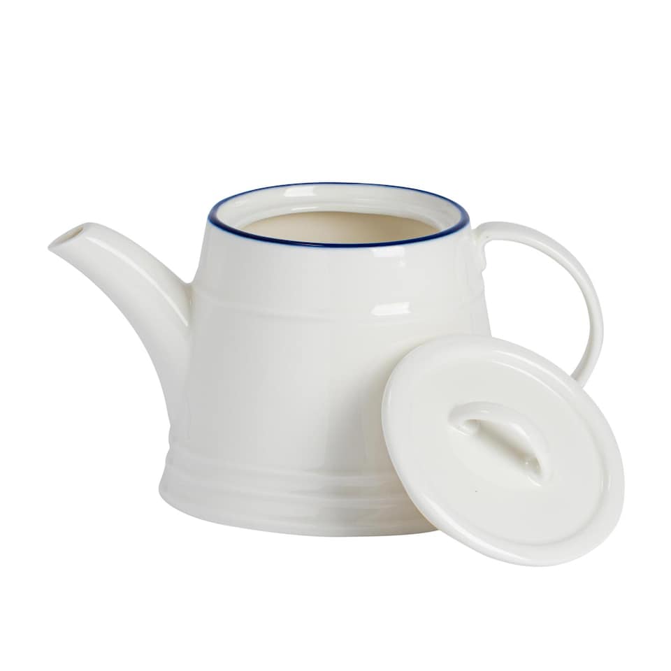 image 1 of Nicola Spring White Farmhouse Teapot - 900ml