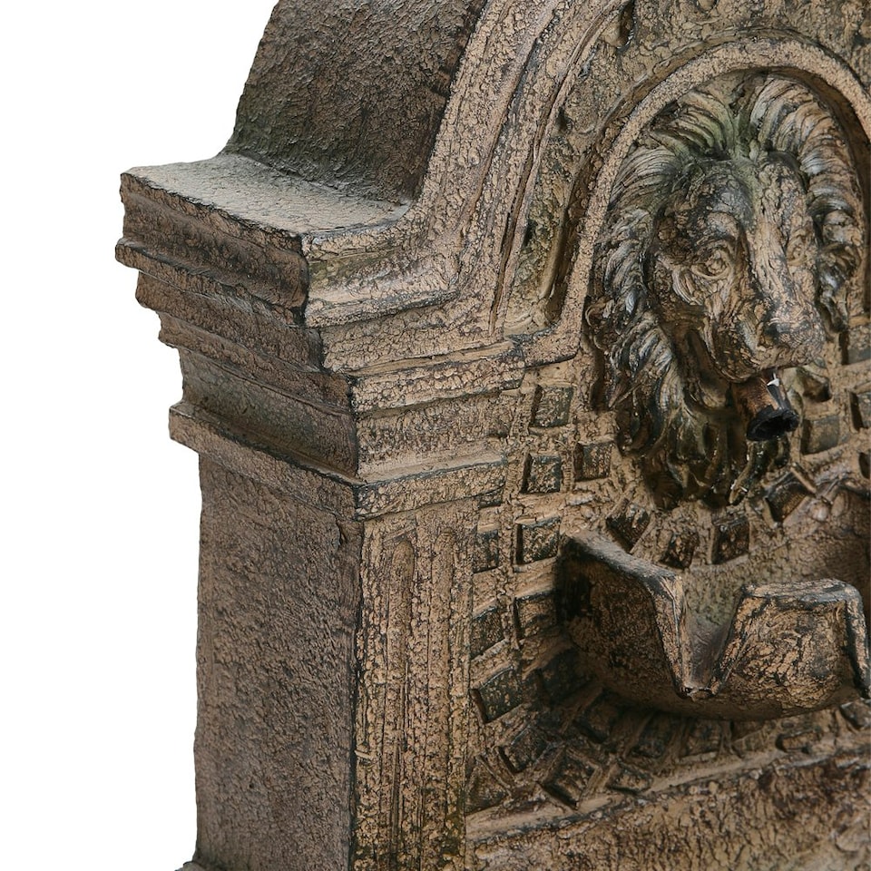 image 1 of Living and Home Outdoor Solar-Powered Water Fountain for Patios and Gardens Multi