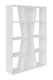 image 2 of Naples Medium Bookcase - L25 x W91 x H134.5 cm - White | White
