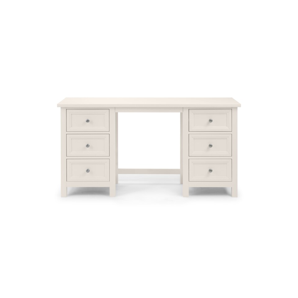 image 1 of Maine 6 Drawer Dressing Table - Surf White