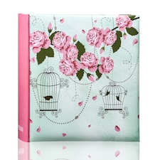 ARPAN Large Slip In Memo Photo Album for 200 Photos 6x4" (10x15cm) – Picture Album with Memo Writing Space, Index Pages & CD/DVD Pocket – Memory Book for Family, Wedding & Travel Photos