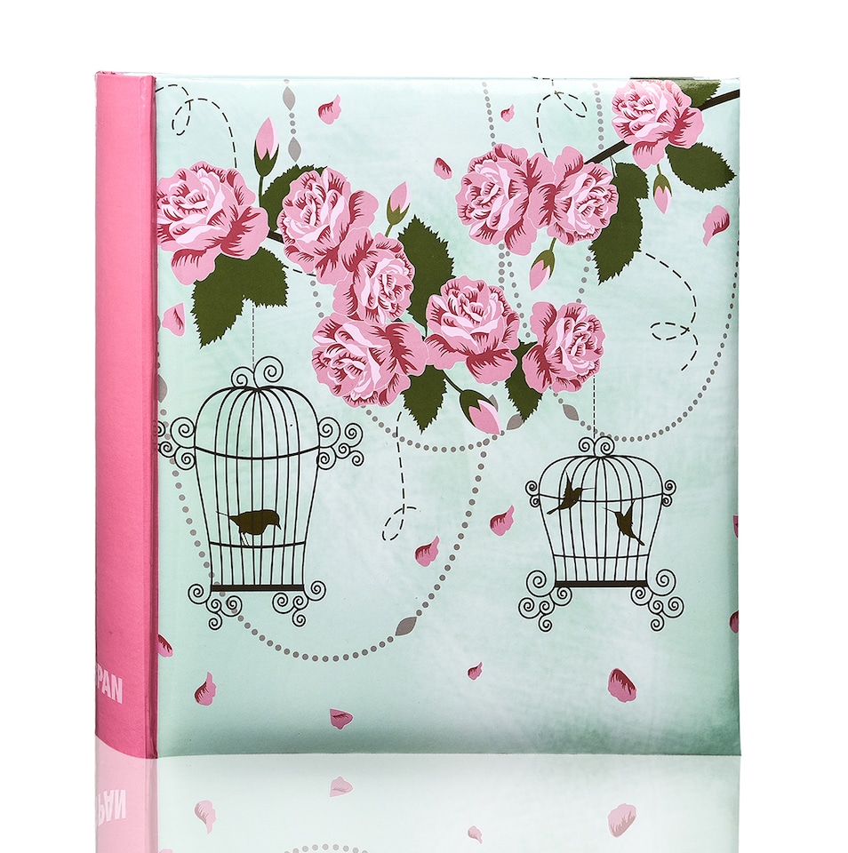 image 1 of ARPAN Large Slip In Memo Photo Album for 200 Photos 6x4" (10x15cm) – Picture Album with Memo Writing Space, Index Pages & CD/DVD Pocket – Memory Book for Family, Wedding & Travel Photos