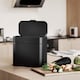 image 3 of Simplehuman 4L Compost Caddy and Food Waste Bin, Matte Black Steel