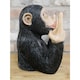 image 4 of Gifts Direct 2 U Rock 'n Roll Monkey Headphone Holder Ornament | Black