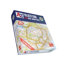 A to Z Map of Folkestone 1000 Piece Jigsaw