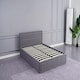 image 8 of Ottoman Stoarge Bed grey small double 4ft fabric and 1 Mattress wooden bedroom