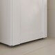 image 8 of Lokko Bathroom Storage Unit with 1 Door & 1 Drawer with Silver Handles in White