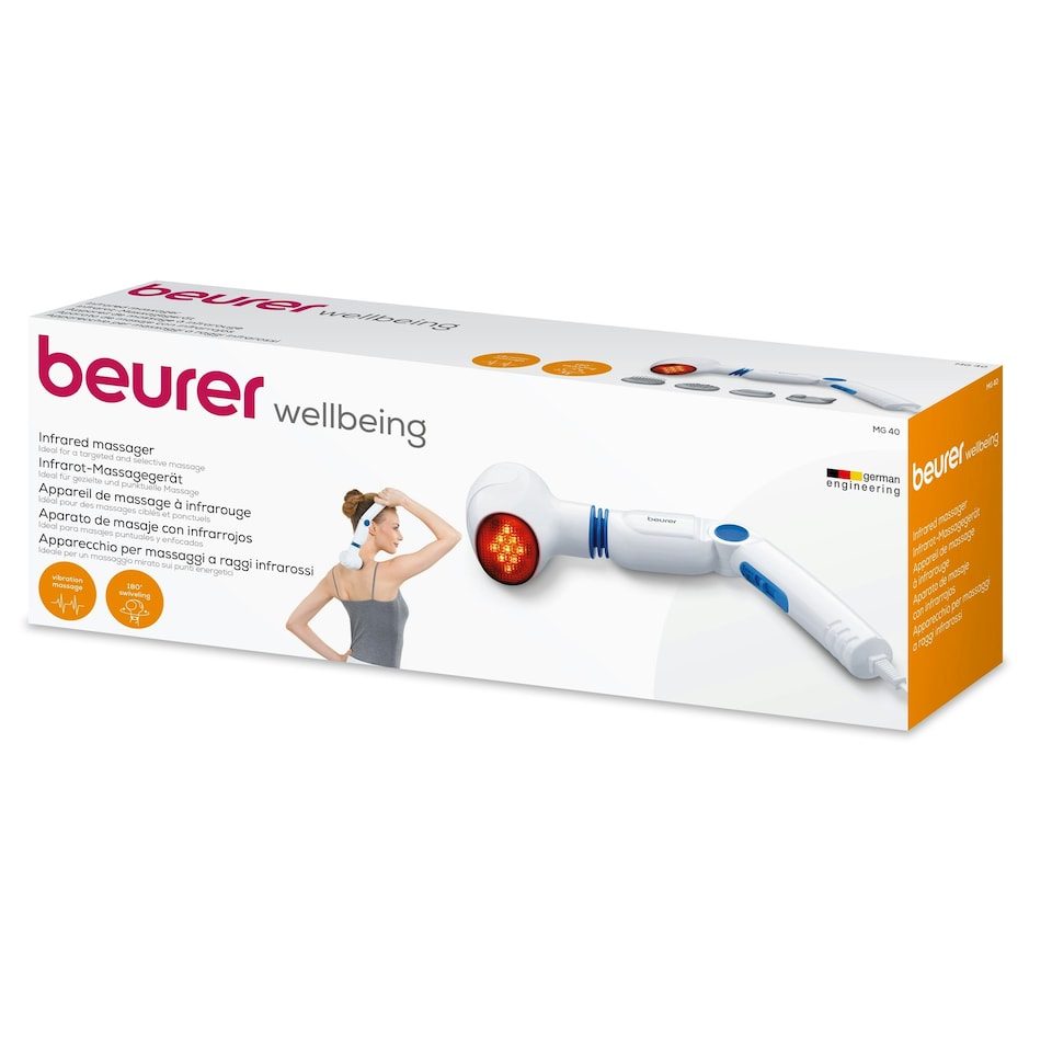image 1 of Beurer MG40 Infrared Massager with Rotating Head