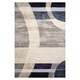 image 2 of Short Pile Rectangular Arch Pattern Rug 80x150cm