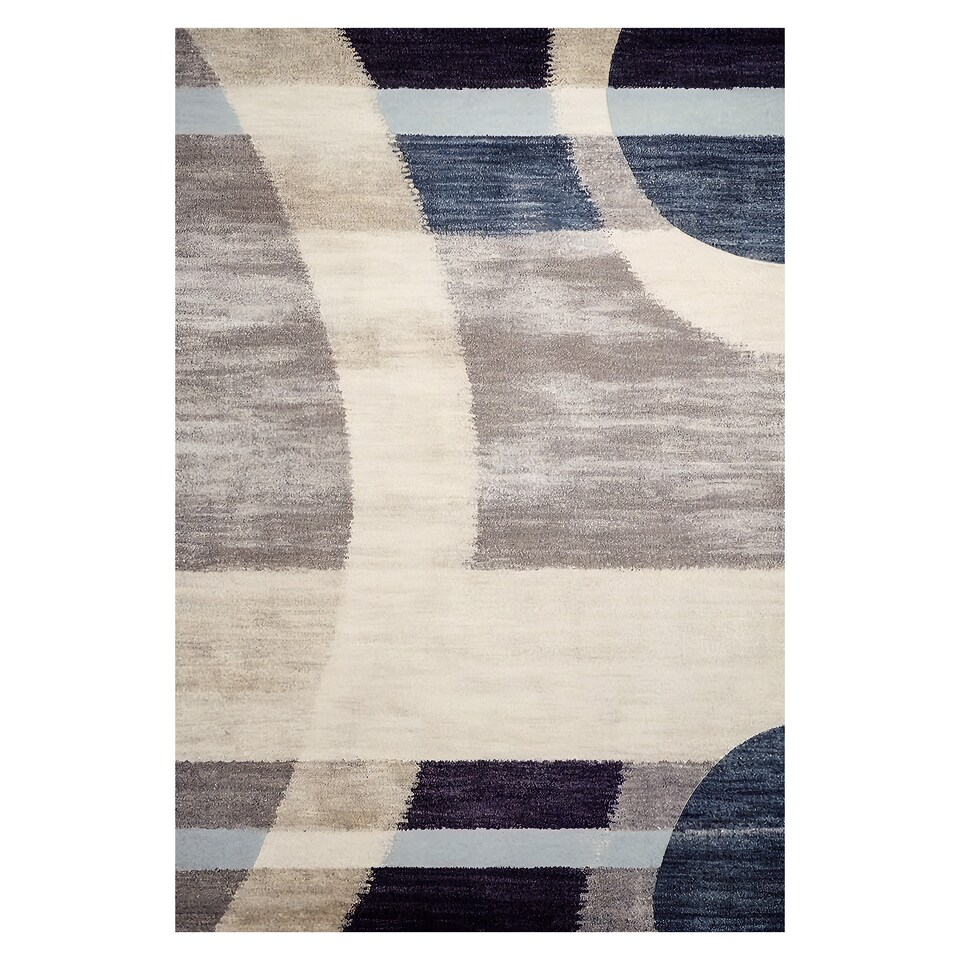 image 1 of Short Pile Rectangular Arch Pattern Rug 80x150cm