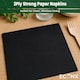 image 2 of ECONX Black 2 Ply 4 Fold Paper Napkins Tissue Serviettes for Birthdays Weddings Parties 2000PK