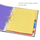 image 3 of 12 Part A4 PP Coloured Index Filing Dividers