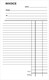 image 2 of Triplicate Invoice Book 8.25"x5" (210 x 127mm)