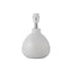 image 2 of Set of 2 Tuscan - White Ceramic Lamp Bases for 25cm Diameter Shade | White | Gloss white glaze | 2