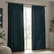 image 5 of Yard Heavy Chenille Velvet Navy Pencil Pleat Curtains  (W)168cm x (D)229cm Multi
