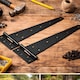 image 4 of Marco Paul 2pc 12'' Heavy Duty T Hinges