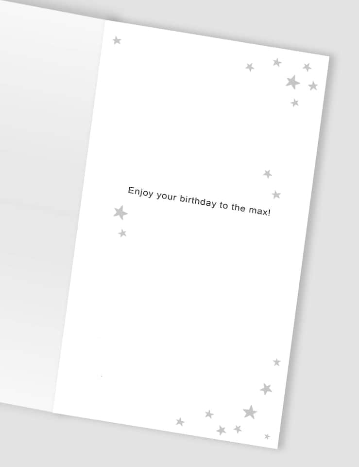 image 1 of Sparkle-tastic Surprise Hand-Finished Birthday Card