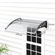 image 3 of Outsunny Outdoor Window Door Canopy Fixed Awning Porch UV Water Cover White | White | White | 1