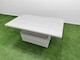 image 3 of Fimous Outdoor Garden Furniture Sets 8 Seater Wicker Rattan Furniture Sofa Sets with Adjustable Lifting Dining or Coffee Table high Back Lounge Sofa 2 Big Footstool 2 Side Table Light Grey